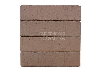 Клинкер фасадный ЛСР Возрождение «Кёльн» коричневый винтаж