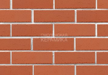 Клинкер фасадный ЛСР Возрождение «Кембридж» красный винтаж