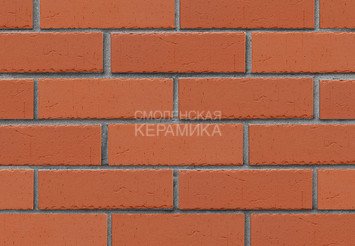 Клинкер фасадный ЛСР Возрождение «Кембридж» красный винтаж