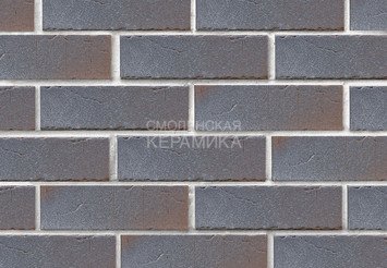 Клинкер фасадный ЛСР Возрождение «Нордвейк» терракотовый с серебром винтаж