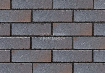 Клинкер фасадный ЛСР Возрождение «Нордвейк» терракотовый с серебром винтаж
