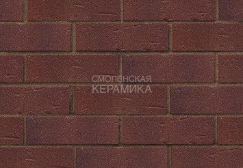 Клинкер фасадный ЛСР Возрождение «Порту» темно-красный с бордовым песком винтаж