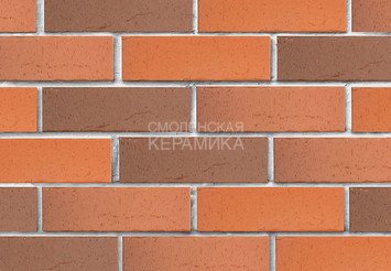 Клинкер фасадный ЛСР Возрождение «Ричмонд» красный флэш винтаж