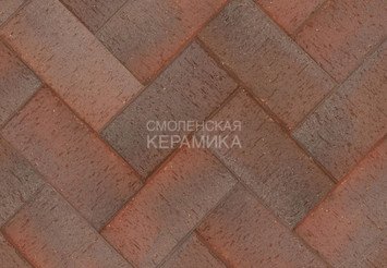 Клинкер тротуарный ЛСР ангобированный «ЖЕНЕВА» Серебро Классик