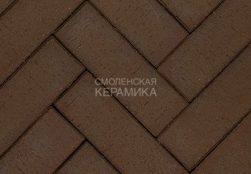 Клинкер тротуарный ЛСР «МЮНХЕН» ЛОНГ коричневый