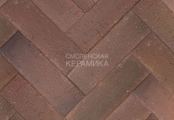 Клинкер тротуарный ЛСР «НОТТИНГЕМ» ЛОНГ терракотовый флэш