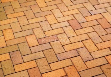 Клинкерная брусчатка Feldhaus Klinker areno trigo P203KDF* 200x100x52