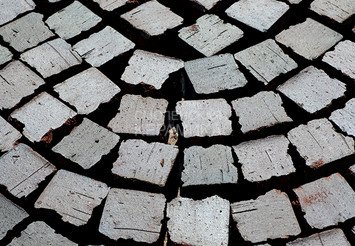 Клинкерная мозиака Пятый Элемент, Мюнхен, 60х60х52 мм