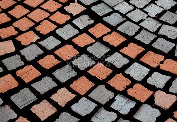 Клинкерная мозиака Пятый Элемент, Регенсбург, 60х60х52 мм