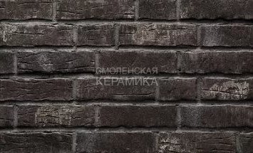 Клинкерная плитка фасадная Stroher 376 platinschwarz 14 мм