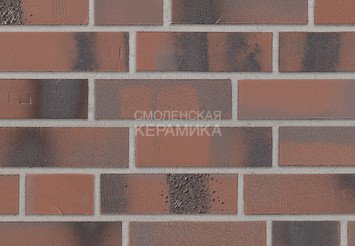 Клинкерная плитка фасадная Stroher BRICKWERK 654 FLAMMENROT