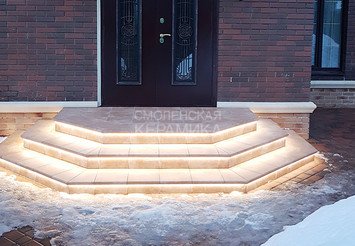 Клинкерная ступень угловая WESTERWAELDER серия "ATRIUM" WK31150 Cotto