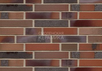 Клинкерный кирпич Feldhaus Klinker K560DF carbona ardor colori