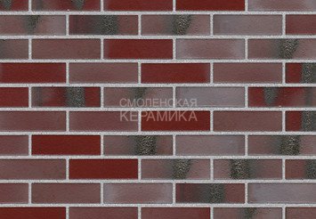 Клинкерный кирпич Feldhaus Klinker K563DF carbona ardor rutila