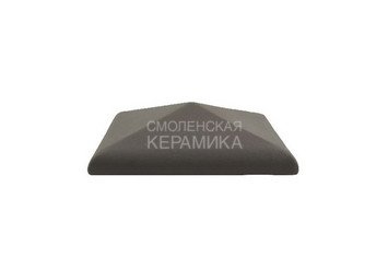Колпак для забора ZG Clinker клинкерный С30 графит