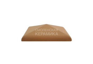 Колпак для забора ZG Clinker клинкерный С30 красный