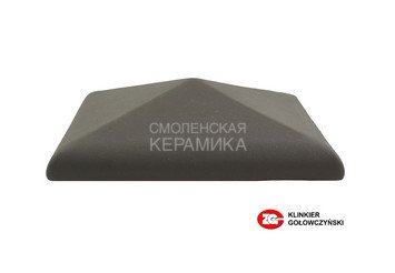 Колпак для забора ZG Clinker клинкерный С38 графит
