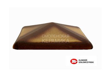 Колпак для забора ZG Clinker клинкерный С42 желтый тушевой