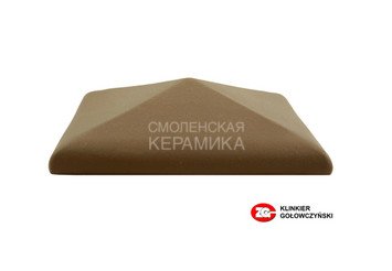 Колпак для забора ZG Clinker клинкерный С42 коричневый