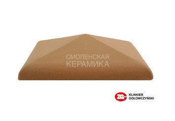 Колпак для забора ZG Clinker клинкерный С57 красный