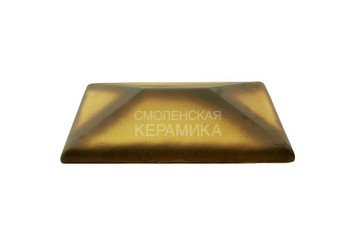 Колпак для забора ZG Clinker клинкерный СP желтый тушевой