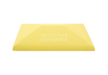 Колпак для забора ZG Clinker клинкерный СP желтый