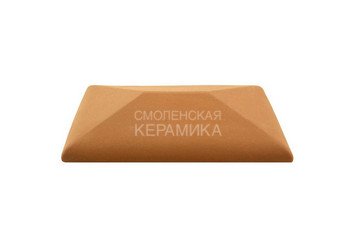 Колпак для забора ZG Clinker клинкерный СP красный
