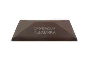 Колпак для забора ZG Clinker клинкерный СP вишневый