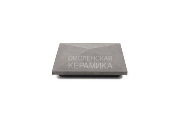 Колпак на столб с подсветкой WEECO 38,5х38,5 см, цвет серый