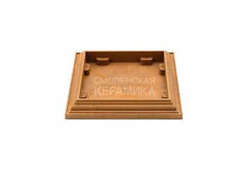 Колпак на столб WEECO 38,5х38,5 см, цвет желтый