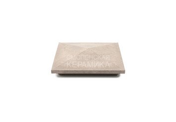 Колпак на столб WEECO 38,5х38,5 см, цвет светло-серый