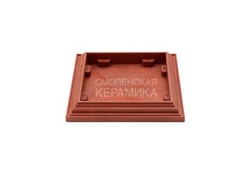 Колпак на столб WEECO 38,5х38,5 см, цвет терракот