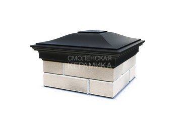 Колпак с посадкой на 1,5x1,5 кирпича Zking Monblan черный