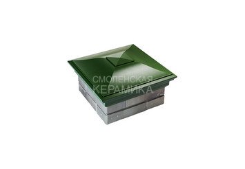 Колпак с посадкой на 1,5x1,5 кирпича Zking Monblan зеленый