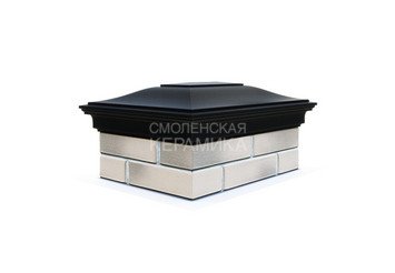 Колпак с посадкой на 2x1,5 кирпича Zking Monblan черный