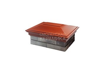 Колпак с посадкой на 2x1,5 кирпича Zking Monblan красный