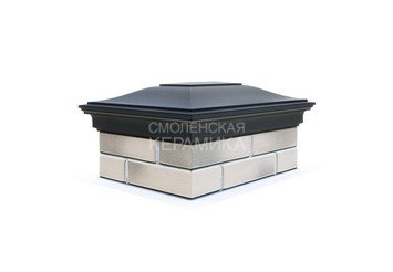 Колпак с посадкой на 2x1,5 кирпича Zking Monblan серый