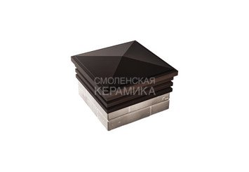 Колпак Zking Bona 385 х 385 с посадкой на 1,5 кирпича коричневый