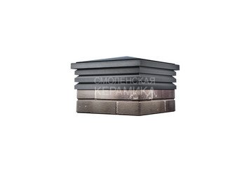 Колпак Zking Bona 385 х 385 с посадкой на 1,5 кирпича серый