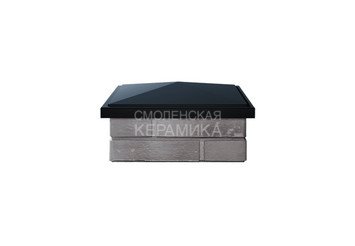 Колпак Zking BONAmono 385х385мм, 400х400мм черный