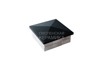 Колпак Zking BONAmono 385х385мм, 400х400мм черный