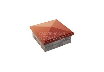 Колпак Zking BONAmono 385х385мм, 400х400мм красный