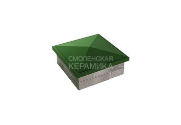 Колпак Zking BONAmono 385х385мм, 400х400мм зеленый
