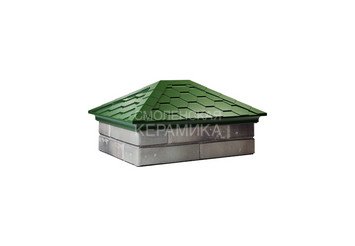 Колпак Zking Everest 520 х 390 с посадкой на 2x1,5 кирпича зеленый