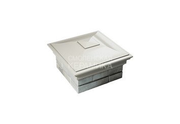 Колпак Zking Monblan 355x355 с посадкой на 1,5 кирпича (0,7нф) бежевый