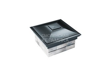 Колпак Zking Monblan 355x355 с посадкой на 1,5 кирпича (0,7нф) черный