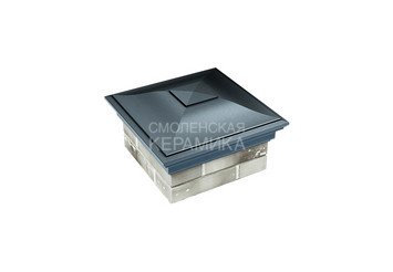 Колпак Zking Monblan 355x355 с посадкой на 1,5 кирпича (0,7нф) серый