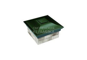 Колпак Zking Monblan 355x355 с посадкой на 1,5 кирпича (0,7нф) зеленый