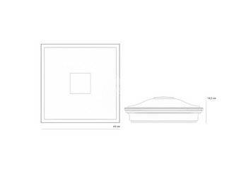 Колпак Zking Monblan 355x355 с посадкой на 1,5 кирпича (0,7нф) зеленый