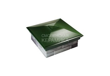 Колпак Zking Monblan 520 х 520 с посадкой на 2 кирпича зеленый